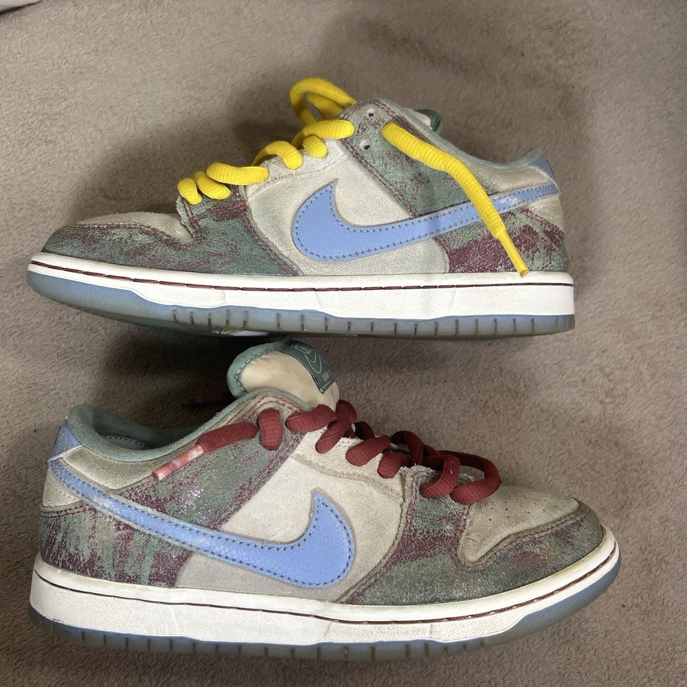 Nike SB Dunk Low Crenshaw Skate Club FN4193-100 Size 5.5M / 7W - Picture 1 of 16